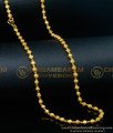 CHN258 - Traditional Gold Ball Chain Milagu Mani Mala Long Chain for Women
