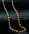 CHN259 - Beautiful Light Weight Gold Balls Chain Design Online 