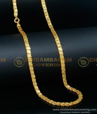CHN264 - 24 Inches Latest Butterfly Design Gold Plated Chain with Guarantee