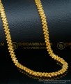 CHN267-LG - 30 Inches Gold Plated Jewellery Heart Model Neck Chain Designs for Ladies