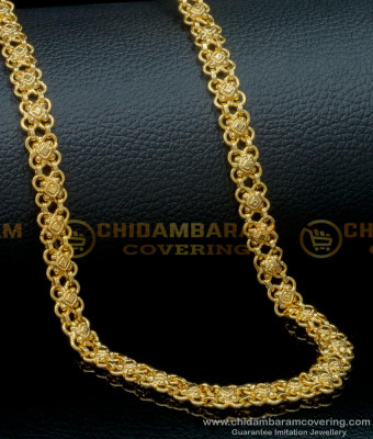 CHN269-LG - 30 Inches Original Gold Plated with Guarantee Long Chain Designs  