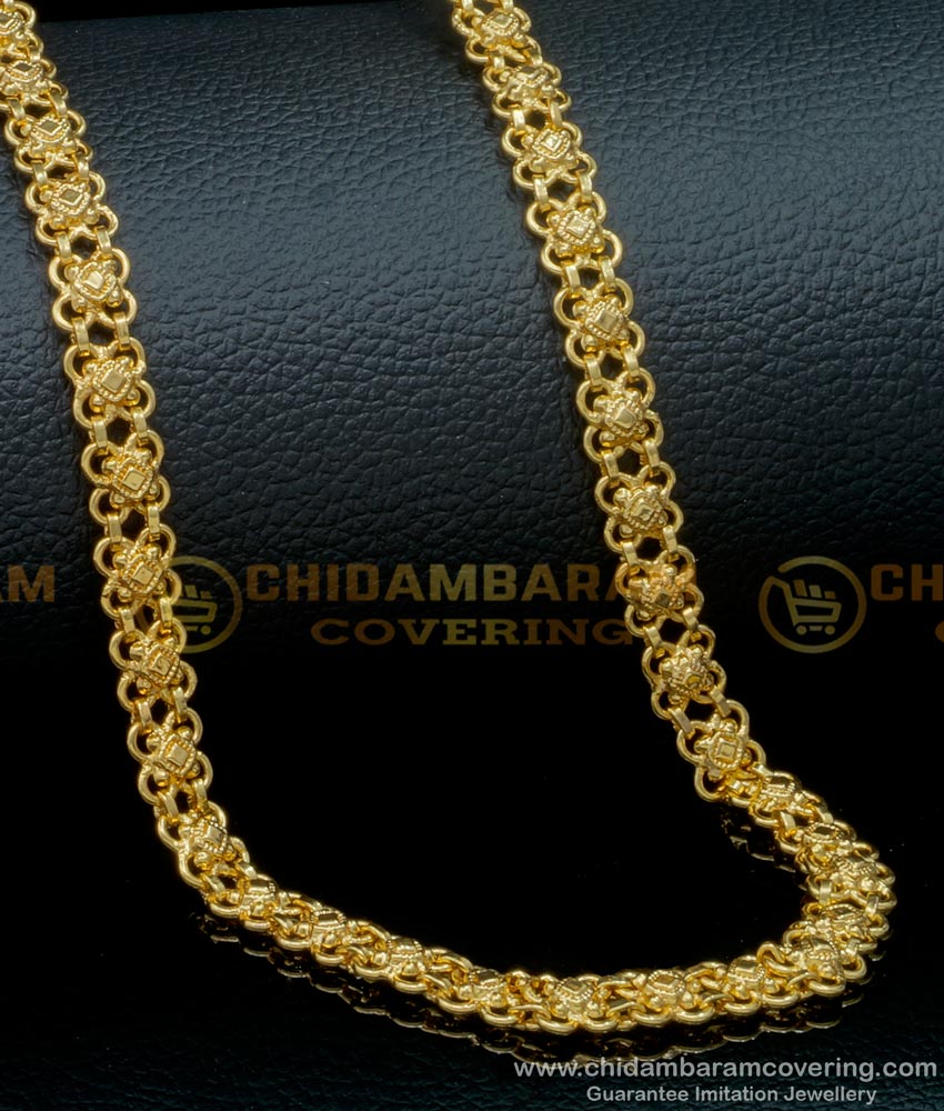 CHN269-LG - 30 Inches Original Gold Plated with Guarantee Long Chain Designs  