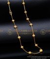 CHN281 - New Model Gold Balls Chain Gold Plated Chain for Women