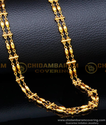 CHN289 - South Indian Rettai Vadam Chain Designs Neck Chain for Women