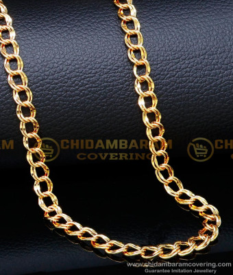 CHN290 - New Gold Chain Design Long Gold Plated Chain for Men