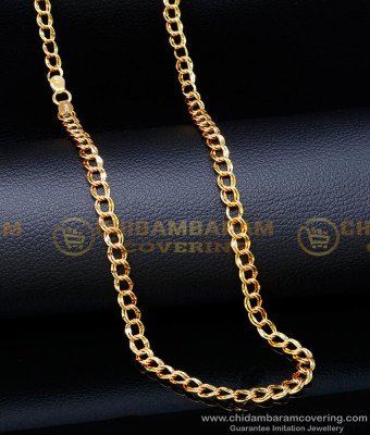 CHN290 - New Gold Chain Design Long Gold Plated Chain for Men