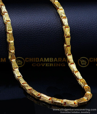 CHN295 - 2 Gram Gold Plated Chain Heavy Gold Chain Design for Male
