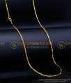 CHN296 - Light Weight Thin Daily Use Simple Gold Chain Design