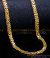 CHN301-LG - 30 Inches Latest Double Side Heart Design Gold Plated Chain