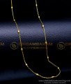 CHN304 - Best Quality Daily Use Gold Beads Chain for Ladies