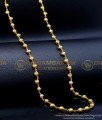 CHN306 - Gold Plated with Guarantee Long Gold Beads Chain Mala