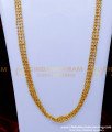 CHN320 - Latest 3 Line Crystal With Gold Beads Chain Designs