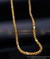 CHN326-LG - 30 Inches Gold Plated Chain New Model Thick Long Chain for Men