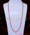 CHN331 - 1 Gram Gold Plated Crystal Kerala Gold Mani Mala Designs