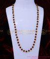CHN336 - One Gram Gold Plated Men Single Rudraksha Gold Chain Design