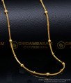 CHN340 - Shiny Attractive Balls Model Ladies Gold Chain Designs