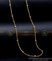 CHN340 - Shiny Attractive Balls Model Ladies Gold Chain Designs