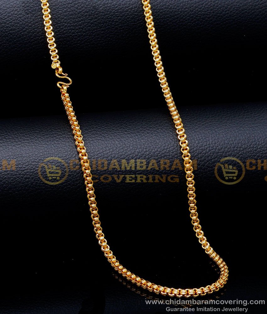 CHN341 - Gold Plated Chain with Guarantee Chain Design Gold for Man