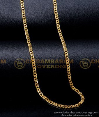 CHN342-LG - 30 Inches First Quality Daily Wear Long Gold Plated Chain Online