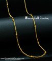 CHN348 - Trendy Simple Light Weight Daily Use 1 Gram Gold Chain