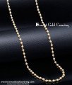 CHN352 - Trendy Daily Use Gold Plated Muthu Mani Mala Designs