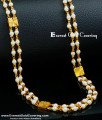 CHN354 - Classic Double Layer Pearl Chain Design for Women