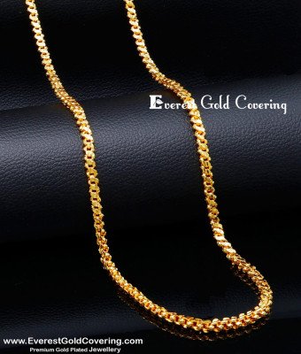 CHN357 - Gold Plated Daily Wear Gold Chain Design for Women