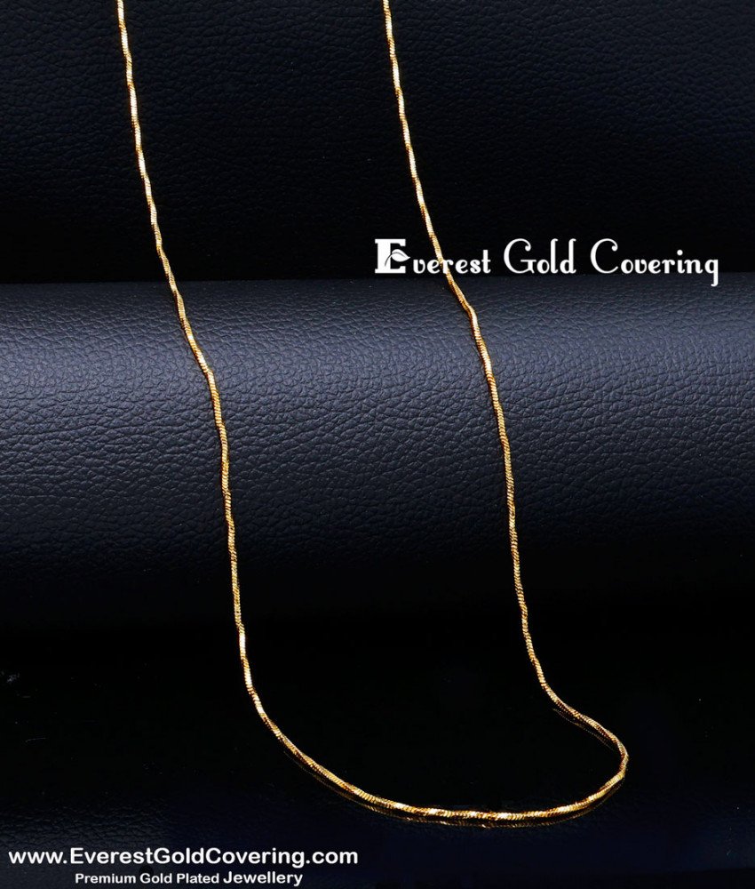 CHN370 - Stylish Light Weight Daily Wear Thin Chain for Women