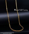 CHN372 – Simple Light Weight Artificial Gold Chain with Guarantee