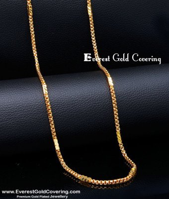 CHN374 - Gold Look Chain Models 1gm Gold Plated Jewellery Online