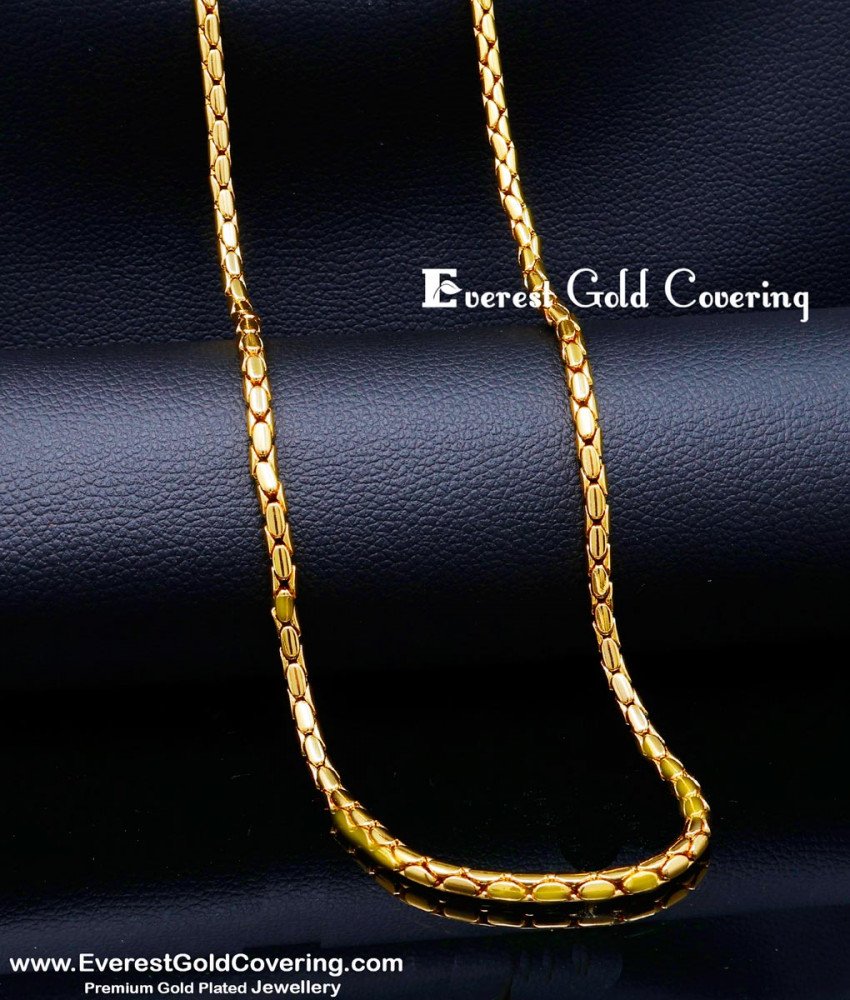 CHN377 - Imitation Thick Heavy Gold Chain Designs Buy Online