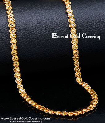 CHN380 – Trendy Daily Wear Imitation Gold Chain Design Online
