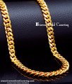 CHN382-LG - 30 Inches Trendy Guaranteed Long Heavy Thick Link Gold Chain for Men