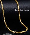 CHN396 - Daily Wear Long Forming 2 Gram Gold Chain Model