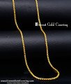 CHN396 - Daily Wear Long Forming 2 Gram Gold Chain Model