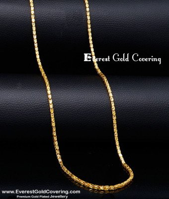 CHN397 - Gold Forming 2 Gram Gold Daily Use Box Chain Design