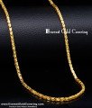 CHN397 - Gold Forming 2 Gram Gold Daily Use Box Chain Design