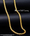 CHN399 - Traditional 2 Gram Gold Sundari Chain Model for Men