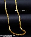 CHN400 - 2 Gram Gold Forming S Cutting Gold Chain Models Mens
