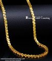 CHN400 - 2 Gram Gold Forming S Cutting Gold Chain Models Mens