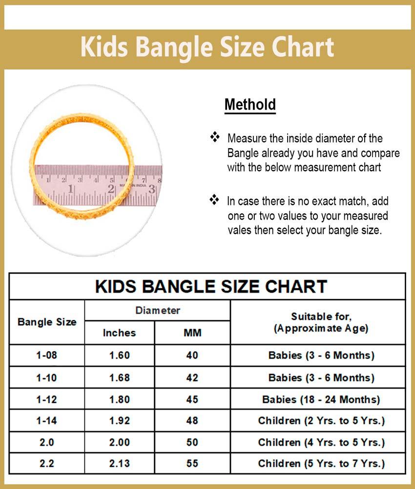KBL012 - 1.08 Size Traditional Lakshmi Coin Bangles for New Born Babies