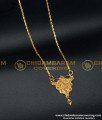 DCHN130 - Ruby Emerald Medium Size Dollar With 24 Inches Chain Buy Indian Fashion Jewelry