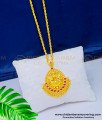 DCHN171 - Traditional Gold Design Stone Lakshmi Pendant With 24 Inches Chain Online