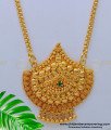 DCHN200 - Kerala Style Green Stone Dollar Chain New Model Buy Online