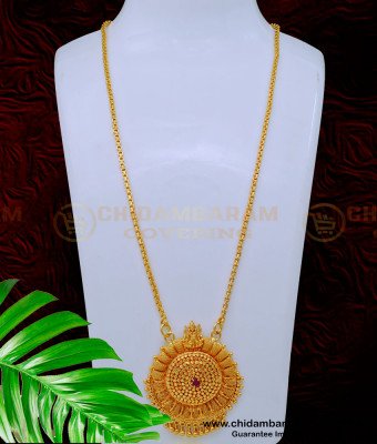 DCHN203 - Gold Plated Jewellery Lakshmi Dollar Chain Designs