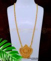 DCHN204 - American Diamond White Stone Locket Chain Design for Ladies