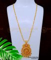 DCHN210 - Gold Plated Flower Design Latest Dollar Chain Models Buy Online