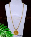 DCHN223 - Elegant White Stone Round Pendant with Long Chain Online