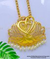 DCHN224 - Unique Peacock Model White Stone Big Dollar Chain Designs