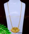 DCHN228 - Elegant Lotus Flower Pendant Design with Long Chain Online